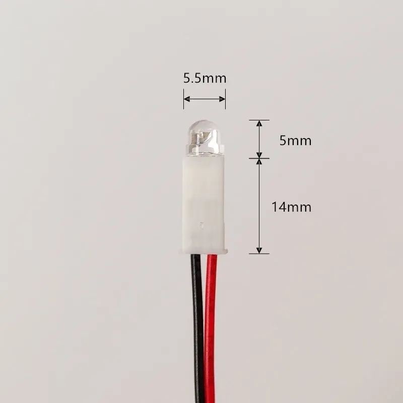 New LED Lamp Beads Small Night Light No. 5 Battery Small Bulb DIY Creative Model Light 5