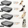 ATUBAN Dog Beds for Large Dogs, Washable Pet Bed Mattress Comfortable, Warming Rectangle Bed for Medium and Large Dogs, Cat Pets 2 ATUBAN Dog Beds for Large Dogs, Washable Pet Bed Mattress Comfortable, Warming Rectangle Bed for Medium and Large Dogs, Cat Pets 2