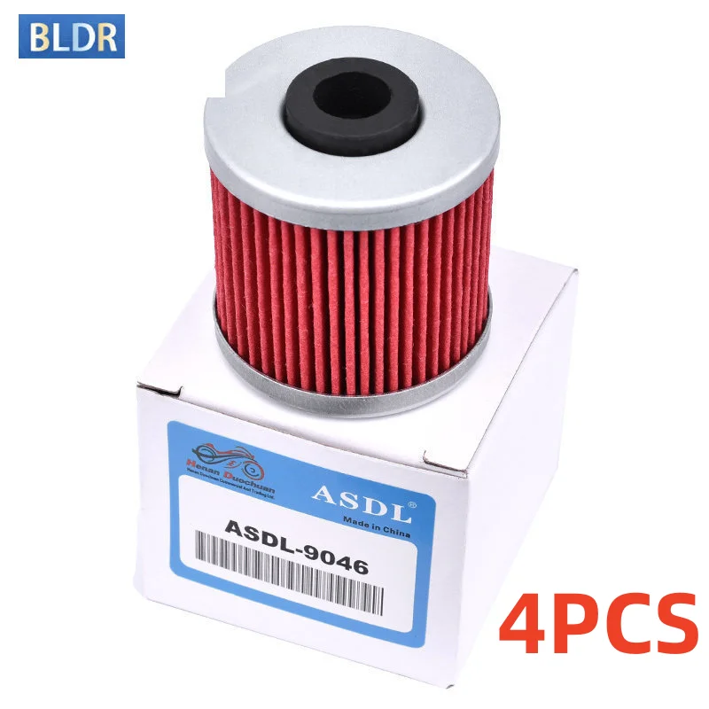 Filtro Olio Motore 4 Pezzi Per Kymco Scooter 400I Xciting 12-17 400I Xciting S 18-20 400I Xciting S Tcs Euro 5 2021 1541A-Leh6-E00