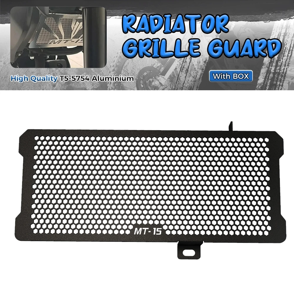 

For Yamaha MT-15 MT15 MT 15 M-SLAZ 150 2018-2024 Motorcycle Radiator Guard Shield Water Tank Protector Grille Net Grill Cover