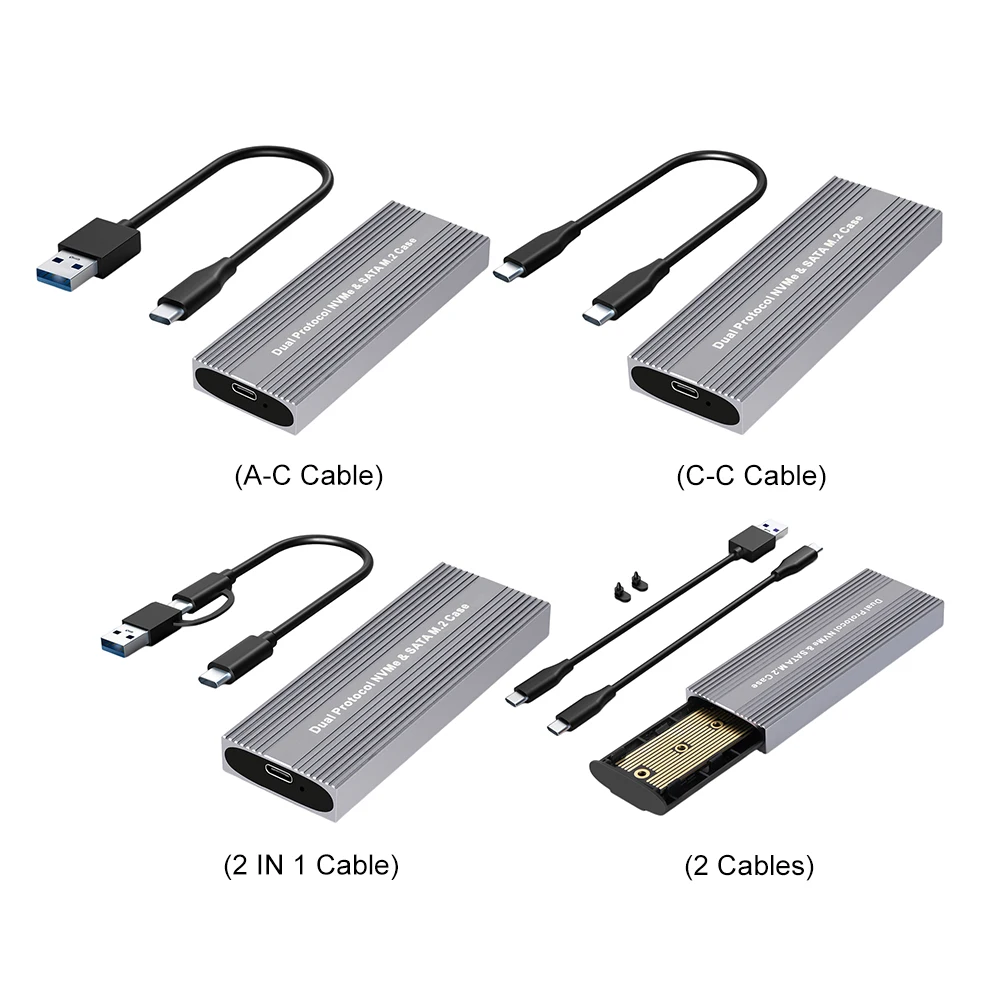   SSD Ŭ ̽, M.2 SATA NVME JMS581D Ĩ, M.2 SATA NVME 2230, 2242, 2260/2280 SSD
