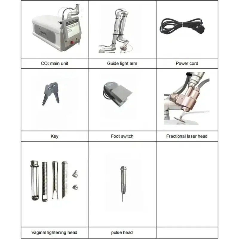 CO2 Fractional Laser RF Machine 4D Fotona 10600nm Acne Scar Removal Skin tightening Remove wrinkles Vaginal rejuvenation beauty 6
