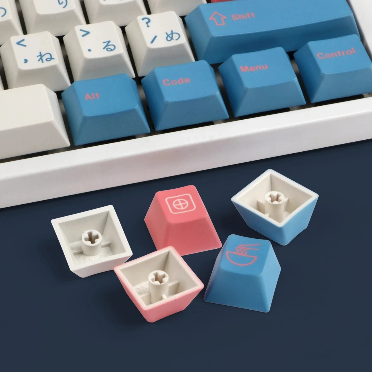 Teclas Conjunto Gmk Bento Caps Chave Pbt Lados Tintura Subbed Keycap Cherry Perfil Japonês Keycaps para Gh60 Gk64 Anne Keychron 96 980 144 - Imagem 4
