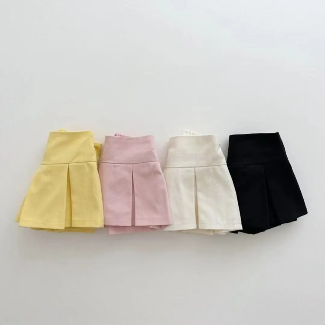 Baby Girl Pleated Skirt High Waist Skirts Summer Kids Infant Pettiskirt Casual baby girl skirt