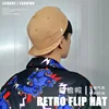 Large Head Up-turn Peak Snapback Hat Man Woman 5CM Short Brim Baseball Cap 55-60cm 60-65cm 6