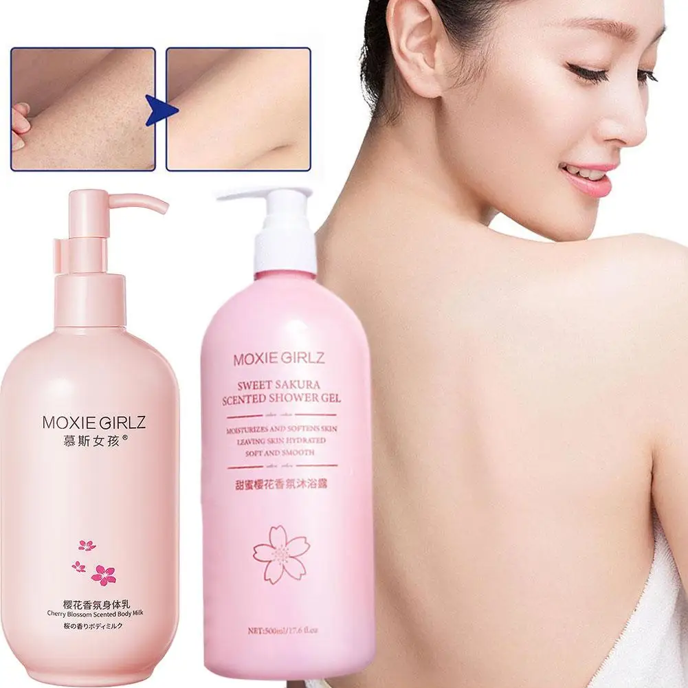 

500/300ml Lotion Body Emulsions Whitening Bodys Cream Care Skin Fragrance Brighten Moisturizing Blossom Hydrat N8F0