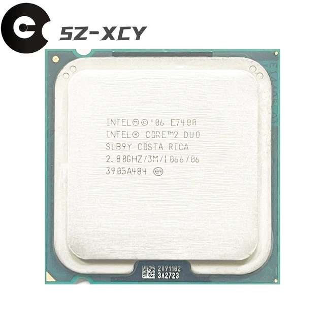 Intel E7400です。 眩く