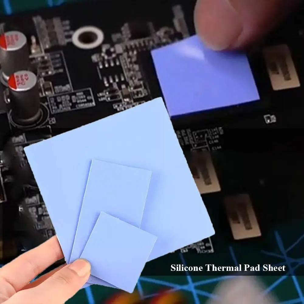 

White Color Silicone Thermal Pad High Quality 4 Styles Heat Conduction Graphics Chip Heat Computer CPU Heat Reducing Patch