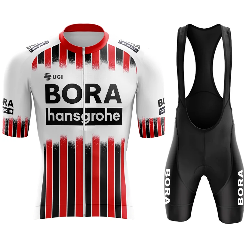 Cycling Jersey Summer Sports Wear Man UCI BORA Clothing Mens Sets Sportswear Mtb Clothes Men's Road Bike Uniform Set Suit