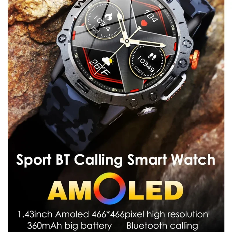  AMOLED Ʈ ġ, 1.43 ġ, 360mAh ͸, ɹڼ ,  ȭ ոð, K59