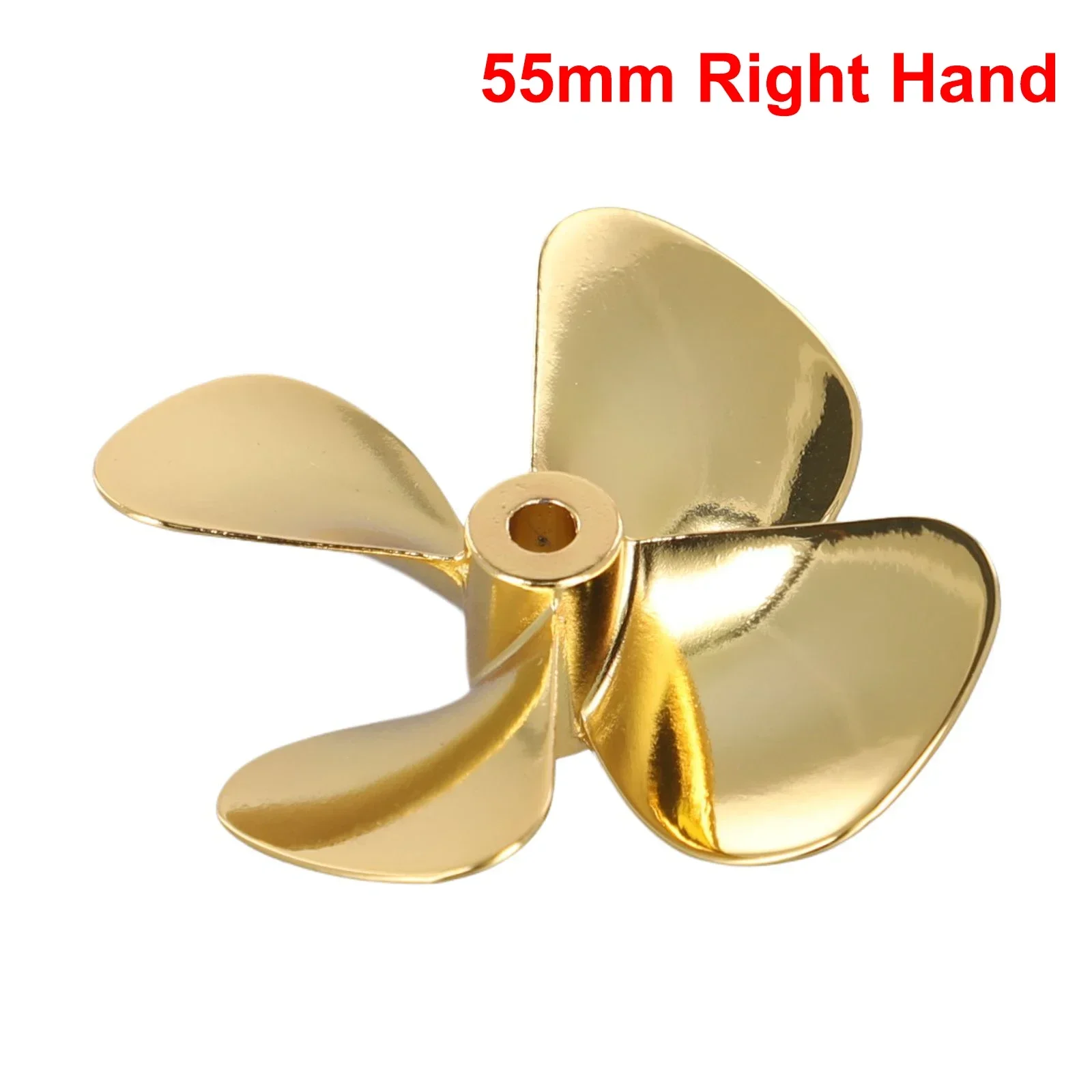 Hélice de rechange pour bateau RC D60mm main droite, orientation des pales visible.