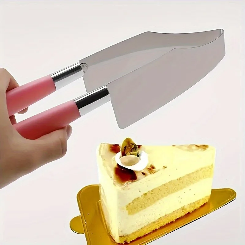 One piece, Stainless Steel Cake Slicer-Creative Cake Slicer, Pastry Slicer, Pizza Pie Slicer-Convenient Kitchen Tool