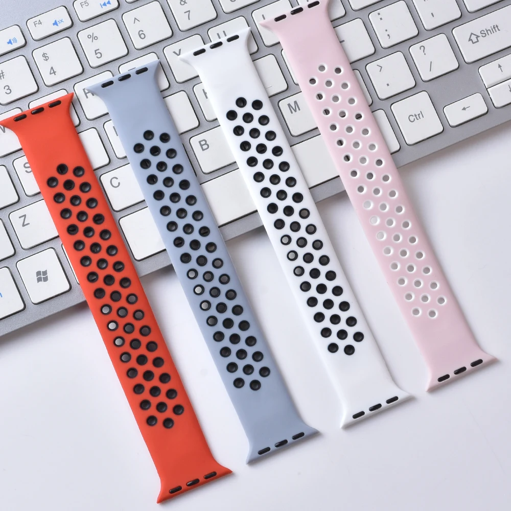Stylish Silicone Solo Loop Watch Band