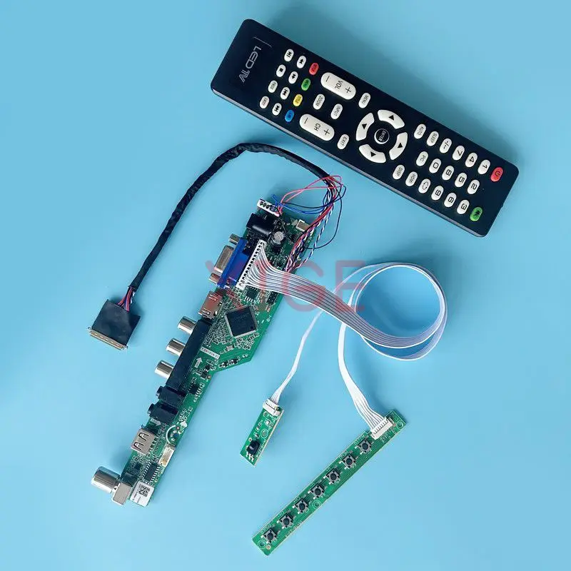 Scheda Controller Lcd Fit Muslimatexplaur N101Bge Tv Analog 10.1 "1366*768 Kit Monitor Portatile Usb + Av + Hdmi + Vga Lvds 40 Pin