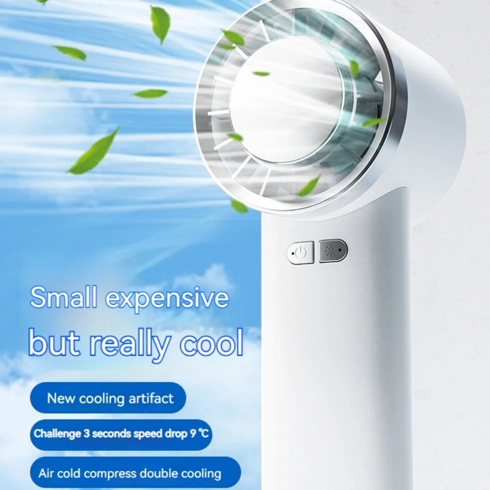 

Handheld Turbo Jet Fan Mini Portable Ice Cold Fan Generation Brushless Motor Wind High Speed Duct Fan Violent Blower Cooling fan