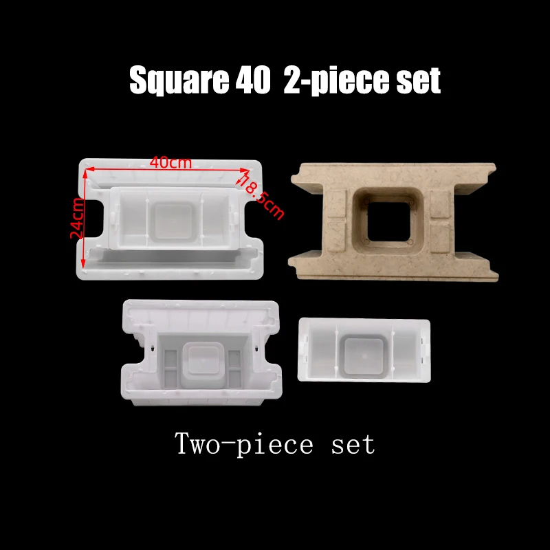 Prefabricated Concrete Drainage Renovation Of Square Hollow Bricks For Manhole Block Plastic Mold Sewer Ditch Combination