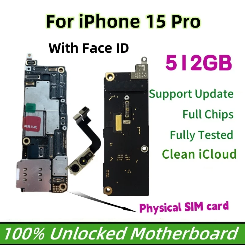 完全にテストされた本物のメインボード iPhone 14 15 Plus/14 15