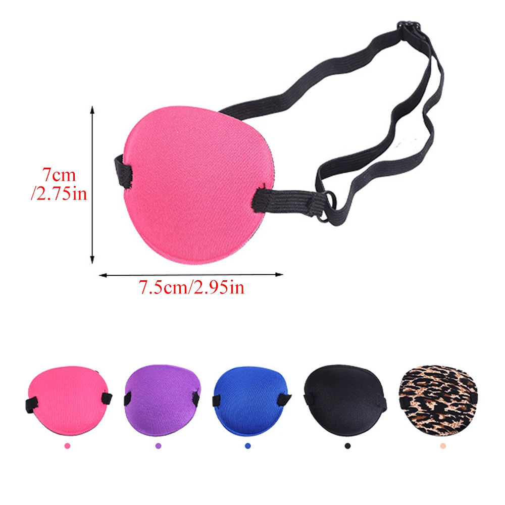 1Pcs Eye Patch Single Eye Mask Various Elastic Eye Patch Strabismus Adjustable Eye Patch Lazy Eye Patches with Buckle Adult Kid 5