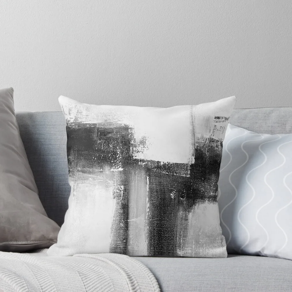 

Black white abstract Throw Pillow Throw Pillow Covers Christmas Pillow Cases