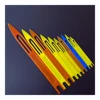 3pcs Random color Fishing net shuttle Plastic weaving shuttle Mesh needle establishment mending Cast a net Fish cage tool 6