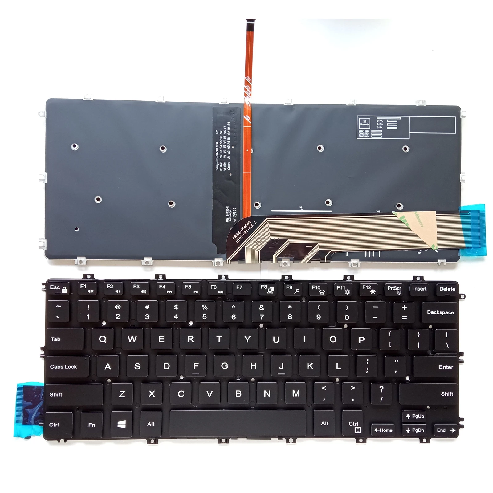 

US Backlit Keyboard for Dell Inspiron 5481 5482 5485 5488 5491 7386 7586 2-in-1