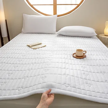 Coussin de matelas antidérapant fin, matelas lavable en machine, literie de dortoir d'étudiants, literie, coussin de drap de lit domestique 1