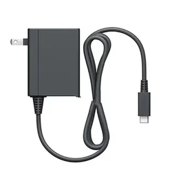 Universal Fast Charger AC Adapter for Nintendo Switch & Mobile Devices (Black)