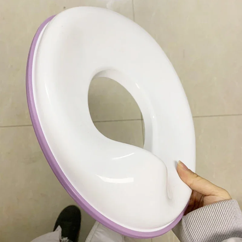 PVC Soft Pad Infant Toilet Seat Children's Universal Toilet Seat Baby Toilet Training Toilets Seat Portable And Easy To Wash 2