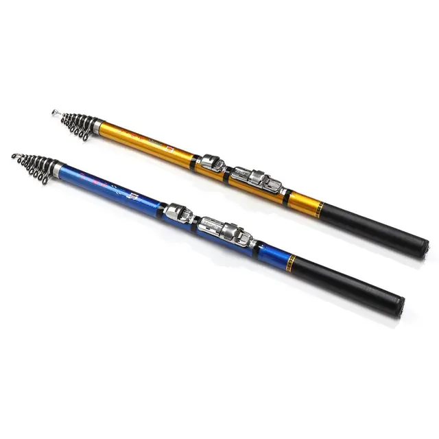 편리한 낚시 경험을 위한 회전식 텔레스코픽 낚싯대