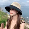 Women Bucket Sunshade Hat Summer UV Protection Sun Hats Soft Foldable Wide Brim Outdoor Beach Hat Panama Sun Cap 1