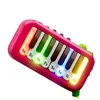 Kids Multifunctional Music Keyboard With Lights Baby Early Education Mini Electronic Piano Keyboard Portable Child Pocket Piano 1