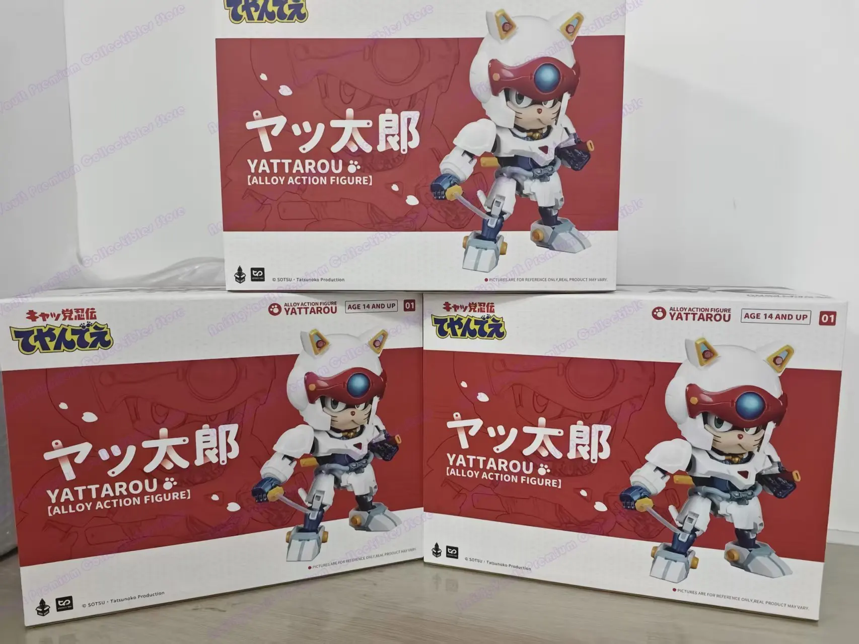 In stock HEATBOYS YATTAROU Samurai Pizza Cats Movable Model Toys