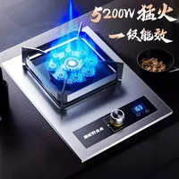 Home kitchen: gas stove, large flame one-way timing, tabletop and built-in dual-purpose 1