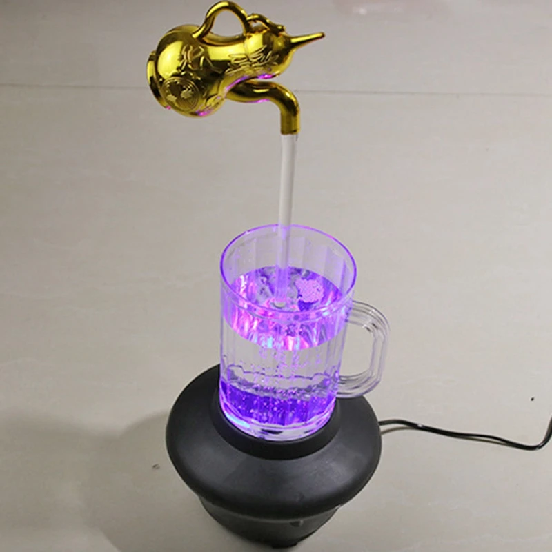 매직 탭 러닝 조명, 다채로운 매직 탭 러닝 조명, 물 기둥 램프, 매직 수도꼭지 분수, 7 가지 색상 LED 램프, 휴일 선물