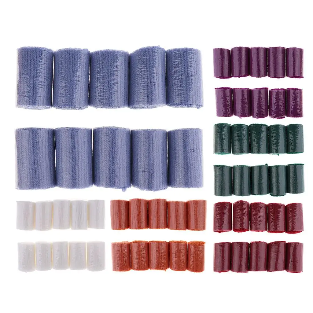 10 Pieces Latch Pre Cut Handmade for Latch Hook Projects, Suitable for Floor, Wall, Sofa, Bed, Window On