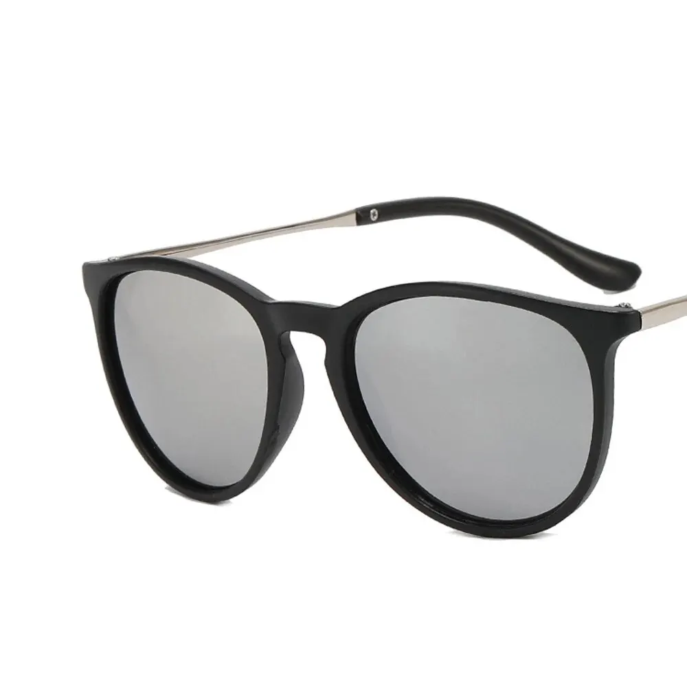 Fashion sunglasses women men metal round cat eye eyewear leisure shopping luxury for party travel