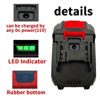 Batterie lithium rechargeable 18V 21V 6.0 9.0 12.0Ah pour outils électriques Makita 18V, clé à chocs sans fil, scie, perceuse, meuleuse, tournevis. 3