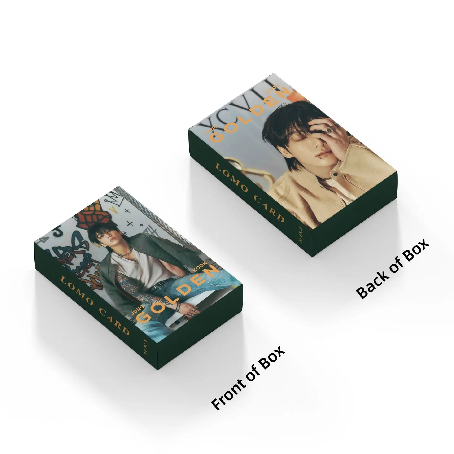 55Pcs/Box Kpop Jeon Jung Kook Solo Photocards Lomo Cards Photo Card for Fans Collection
