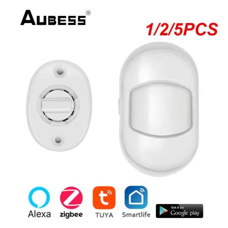 

1/2/5PCS Tuya Zigbee 3.0 Motion Sensor Wireless Human Body PIR Detector IR Detector Smart Life APP Work With Alexa home