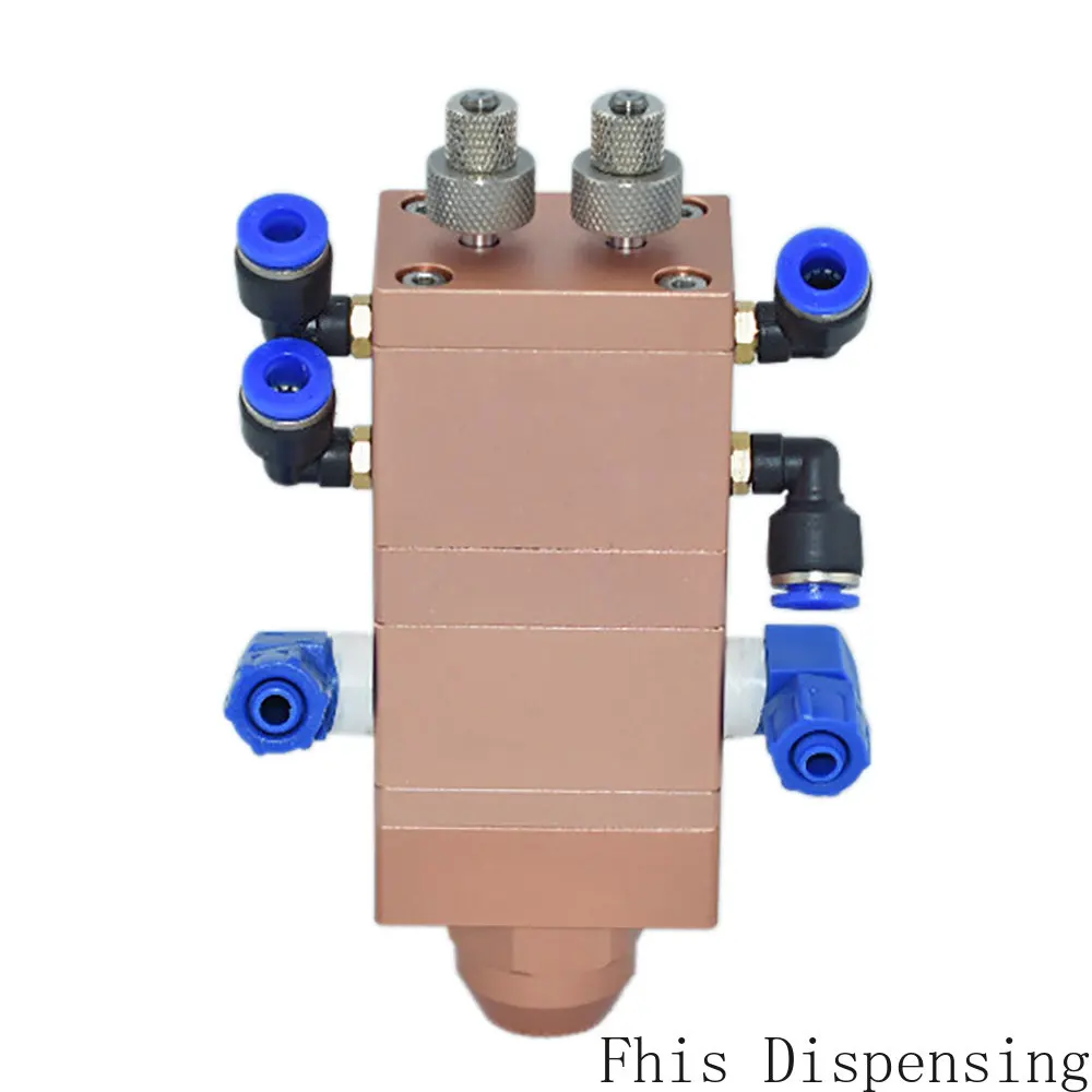 

Dual Liquid Dispensing Double Acting Suck-Back Style Big Flow AB Two-Component Glue Dispensing Valve