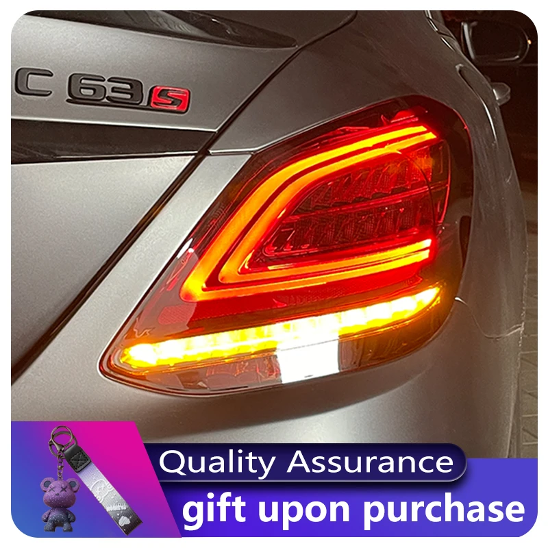 

Светодиодный задний фонарь для Mercedes-Benz W205 C180 C200 C260 C280 C300, задний фонарь, стояночный тормоз, указатели поворота, Стайлинг автомобиля