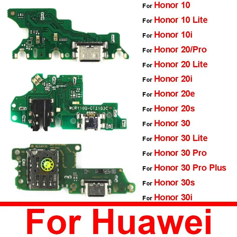 

USB-разъем для зарядки Huawei Honor 10 20 30 Lite Pro Plus 20E 20S 30S 30i