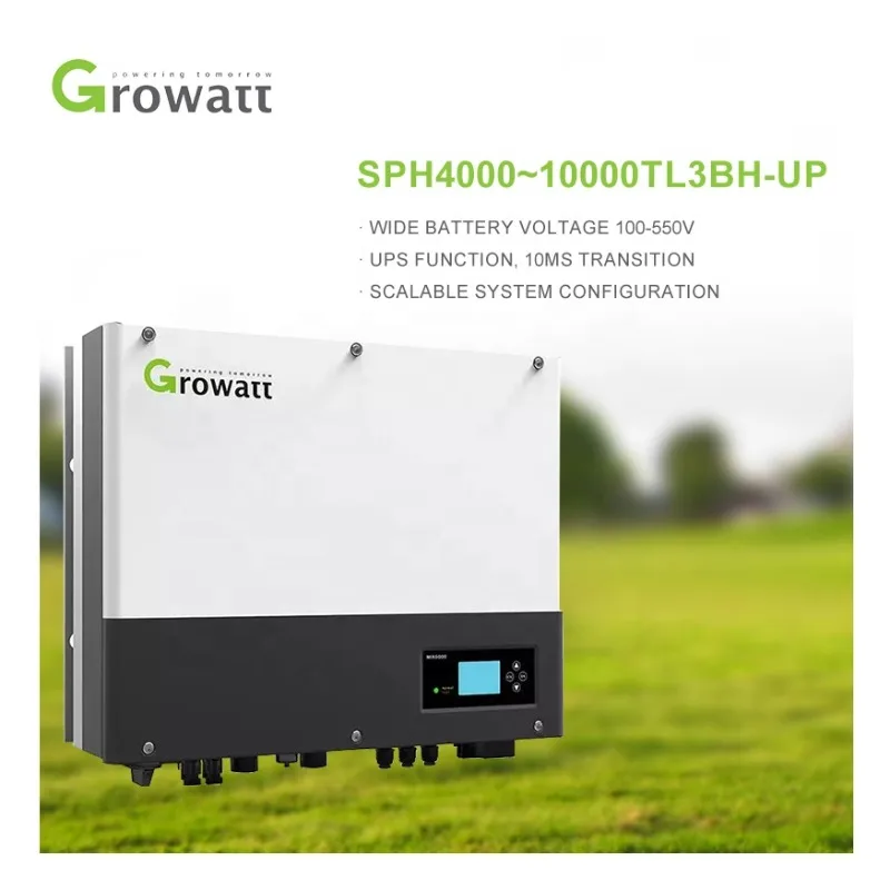Growatt Inverter Ibrido Industriale Trifase Sph 4Kw 5Kw 6Kw 7Kw 8Kw 10Kw Bh Up Inverter Di Energia Solare