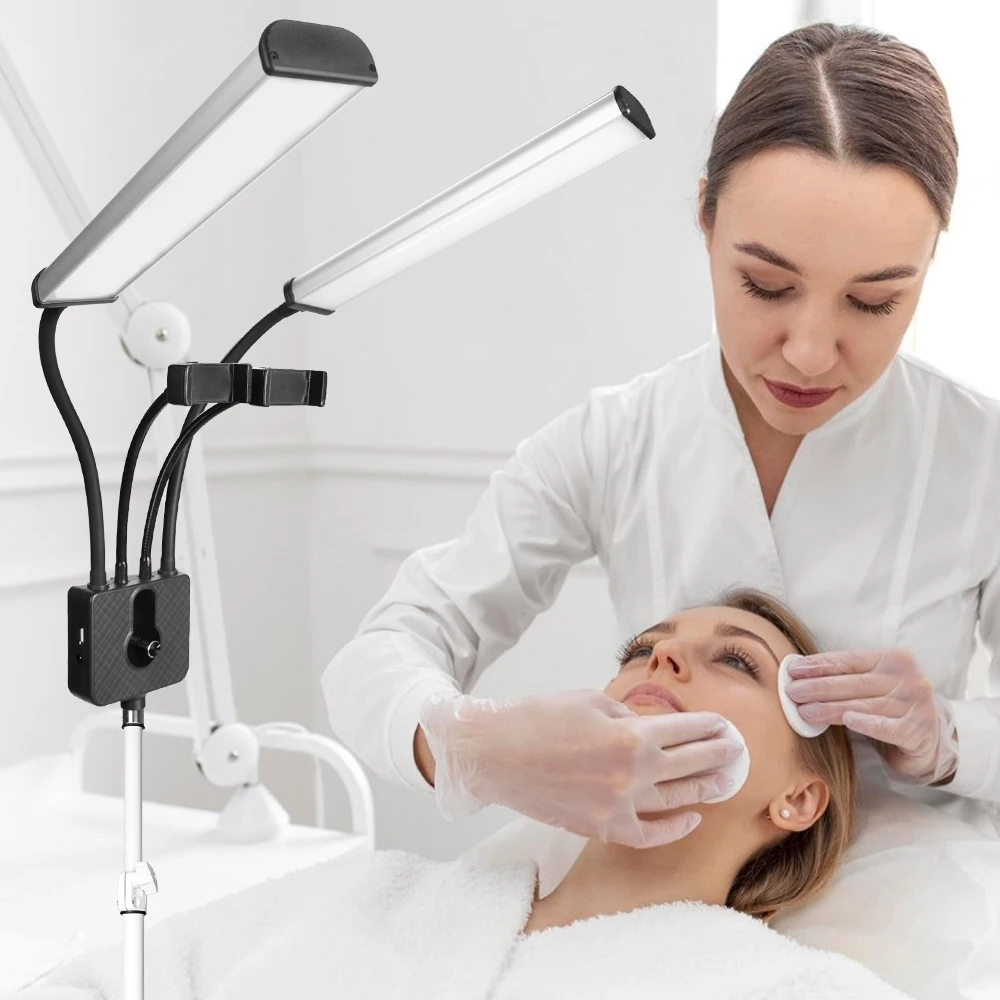 Description Picture 3 of itemLed Ring Lash Light Double Arms LED Fill Beauty Light With 200cm Tripod For Make up Video Eyelash Photographic Selfie Lighting