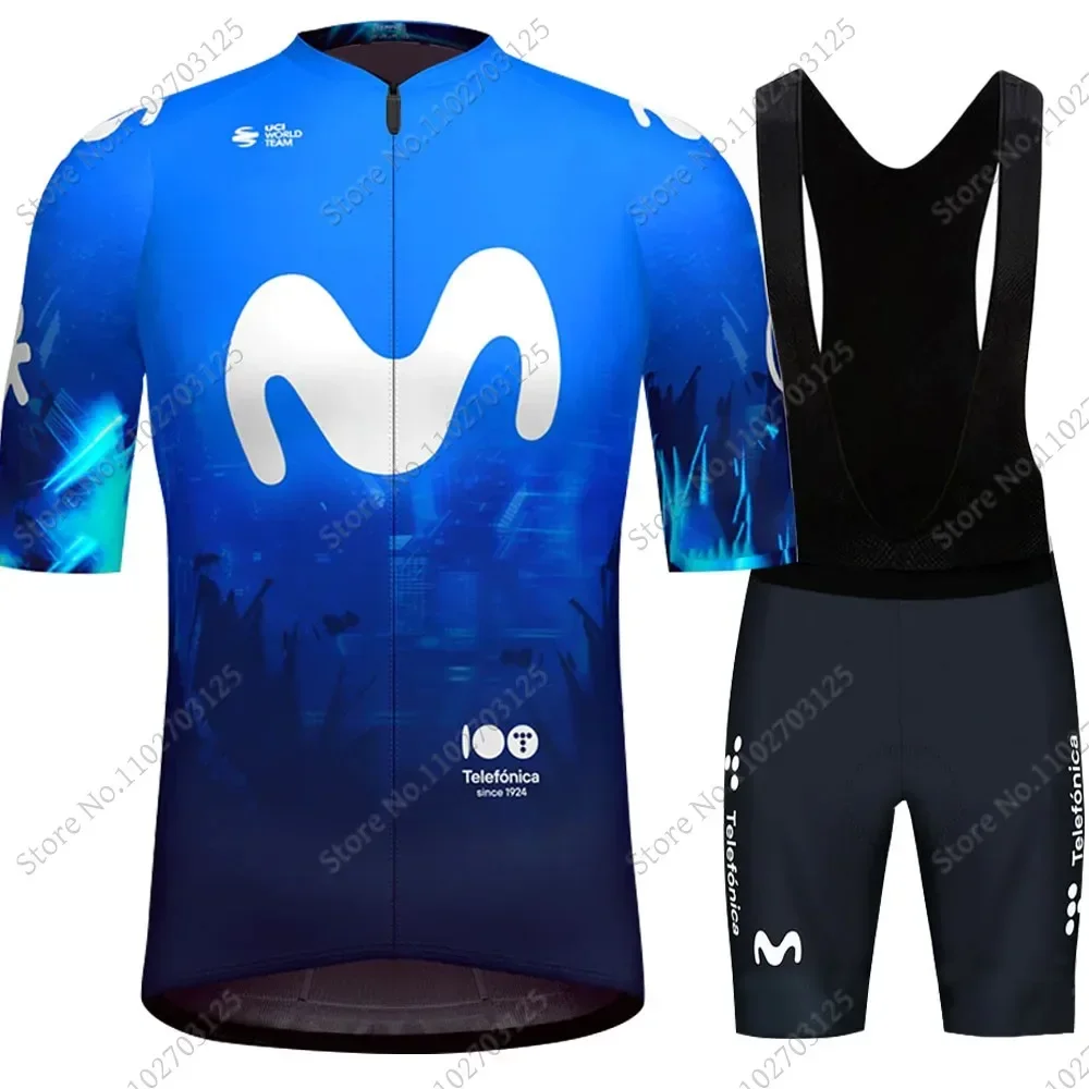 M Cycling Jersey 2025 Pro team Set Short Sleeve Espana Clothing Men Road Bike Shirt Suit Bicycle bib Shorts MTB Wear Maillot 2