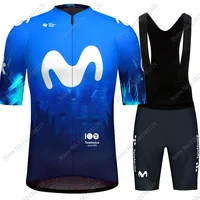 M Cycling Jersey 2025 Pro team Set Short Sleeve Espana Clothing Men Road Bike Shirt Suit Bicycle bib Shorts MTB Wear Maillot 2