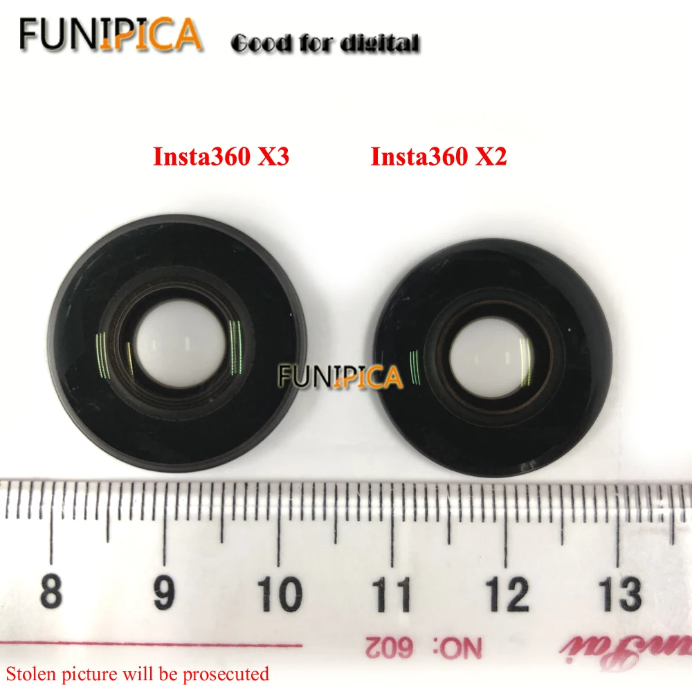 New Original For Insta360X2 / Insta360X3 Model Lens Front Glass Insta 360 Action Camera Repair Part