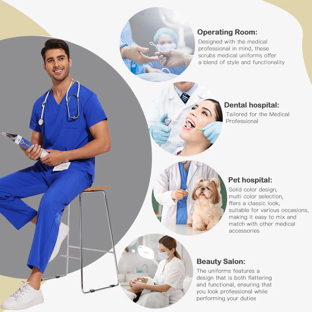Unisex Medical Scrubs Set 3
