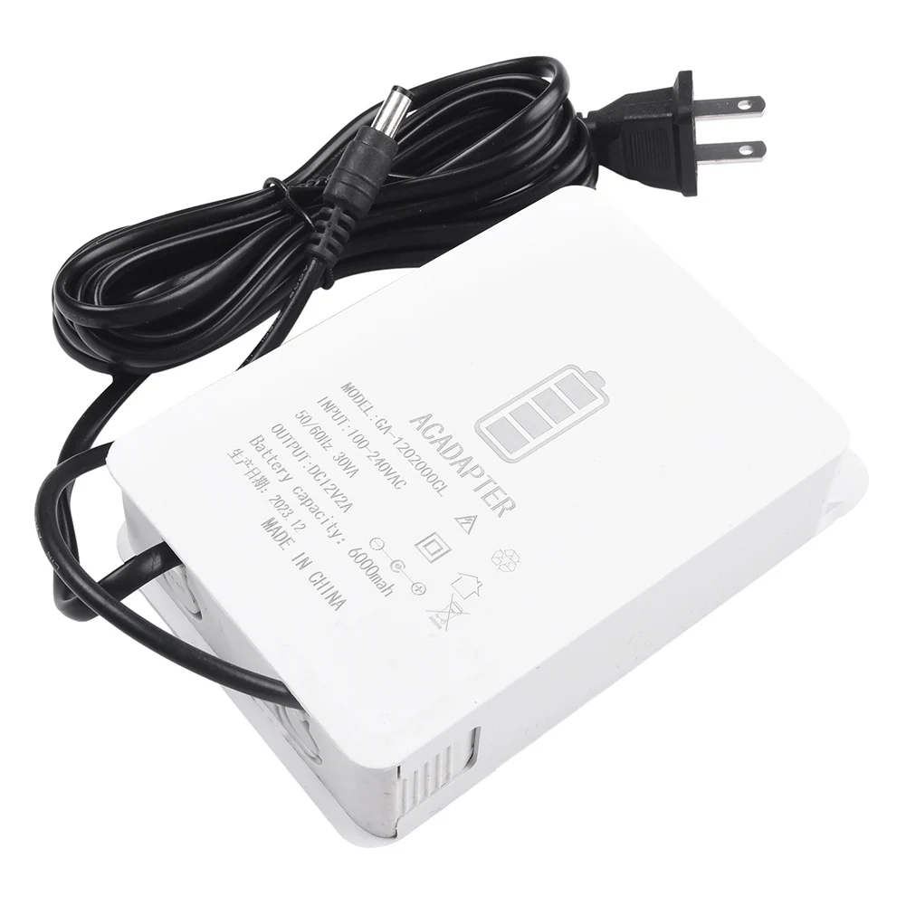 DC 12V 2A Uninterruptible Power Supply For WiFi, Router, Modem, Security Camera Mini UPS Battery Backup Power Supply 6000mAh
