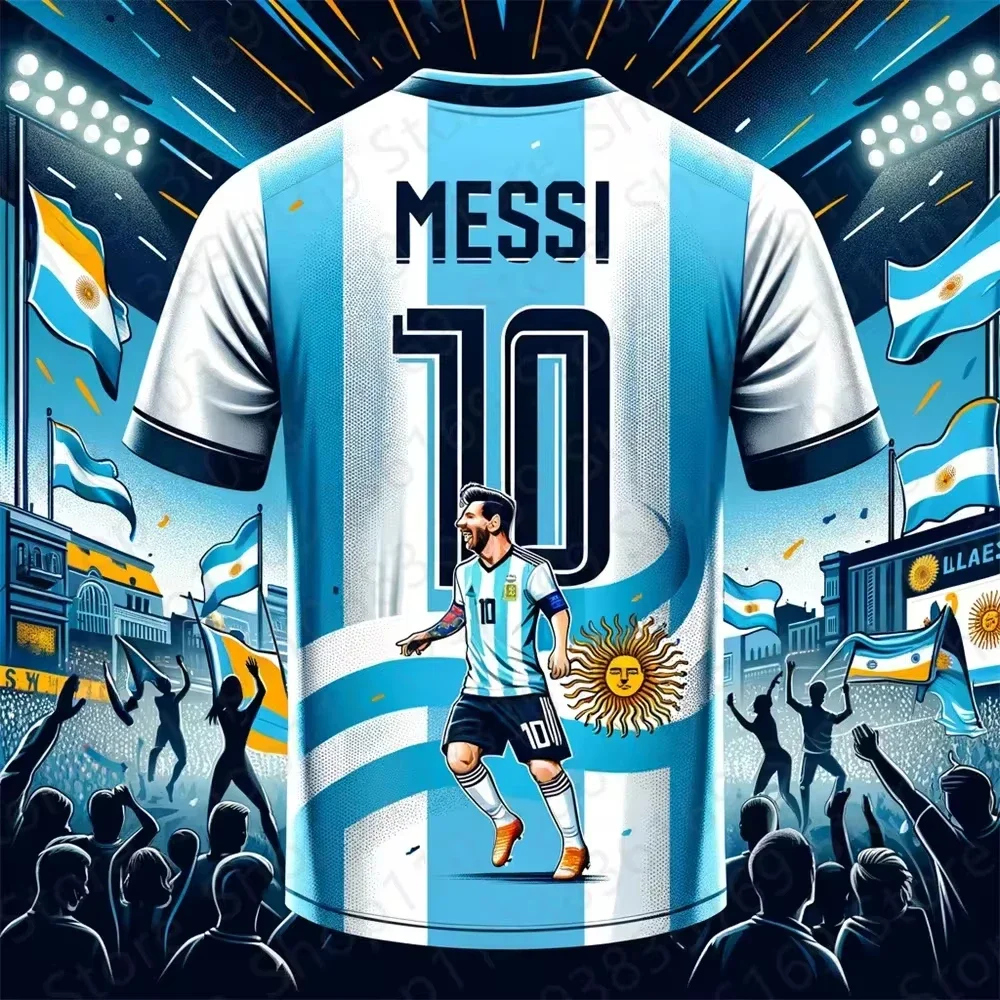 Running T Shirt Children T Shirt Women T Shirt Men T Shirt Boys Blouse Shirt Ai Messi Football Jersey Kids Adult Summer Sports Soccer Training T-Shirt Children Tops Round Neck Loose Breathable Sweatshirts